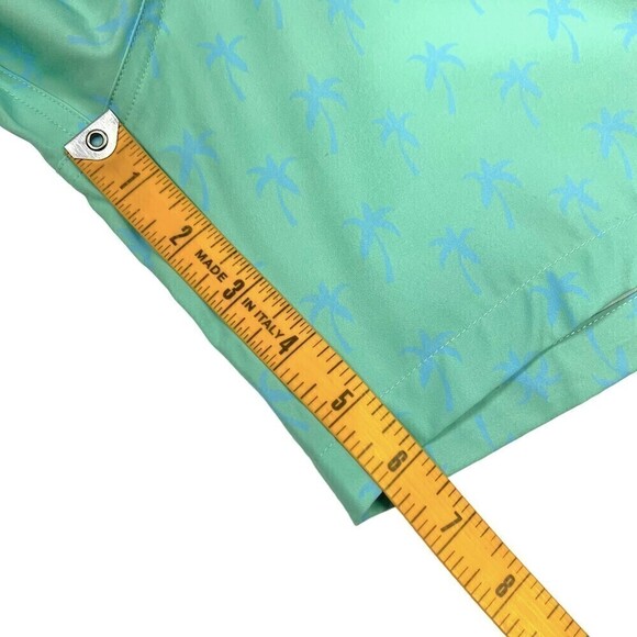 NWT Bermies Men's The Classic 5.5" Inseam Swim Trunks Green Palm XXL - Picture 8 of 8